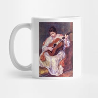 Woman Playing a Guitar by Pierre Renoir Mug